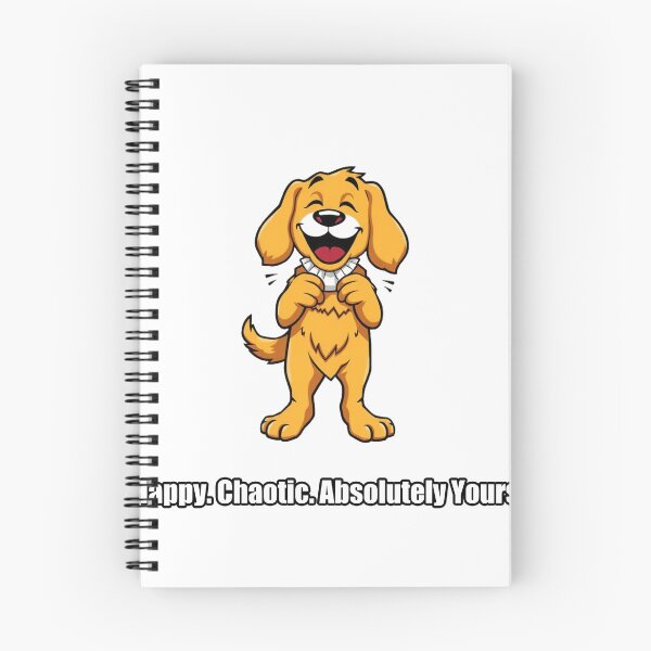 Item preview, Golden Retriever Sticker - Happy Chaotic Absolutely Yours Gift designed and sold by pawdrops.