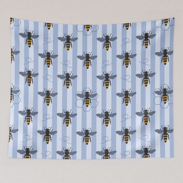 Item preview, Whimsical Bee, Honeycomb & Geometric Colourful Pattern Collection designed and sold by VirtuallyCreativ .