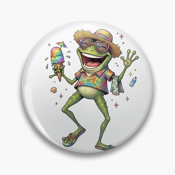 Item preview, Funny Vacation Frog Summer Shirt | Vacation Mode Frog Design designed and sold by GraphicGlowTeesStore.