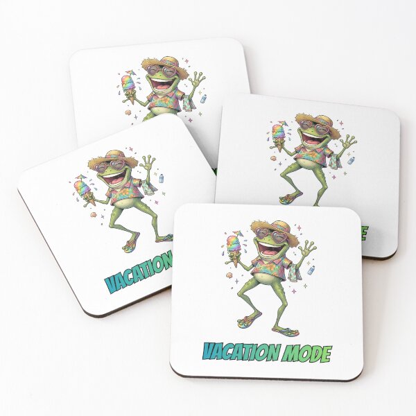 Item preview, Funny Vacation Frog Summer Shirt | Vacation Mode Frog Design designed and sold by GraphicGlowTeesStore.
