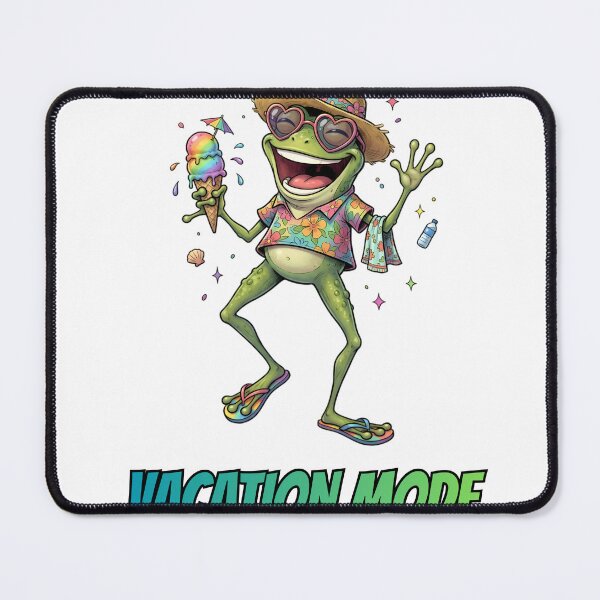 Item preview, Funny Vacation Frog Summer Shirt | Vacation Mode Frog Design designed and sold by GraphicGlowTeesStore.