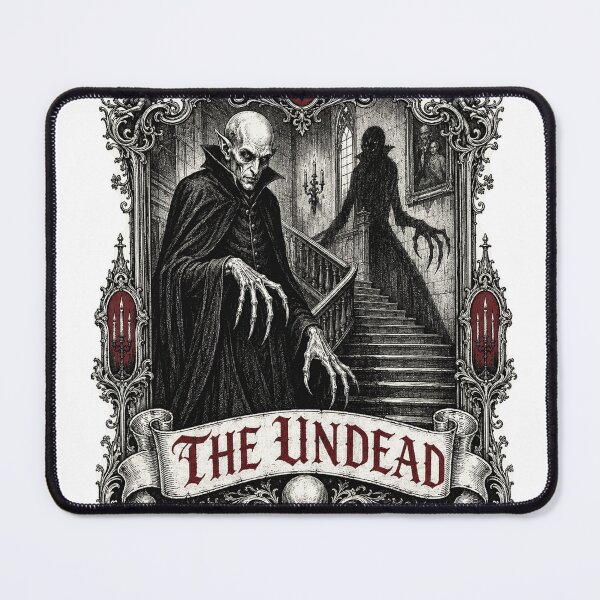 Item preview, The Undead - Shadow Vampire Gothic Woodcut designed and sold by Riah Studio.