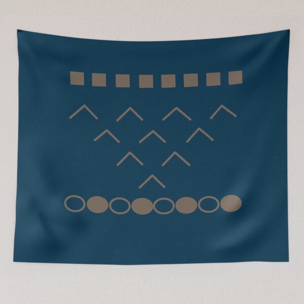 Item preview, Midnight Blue Geometric Shapes designed and sold by CaramelCo.