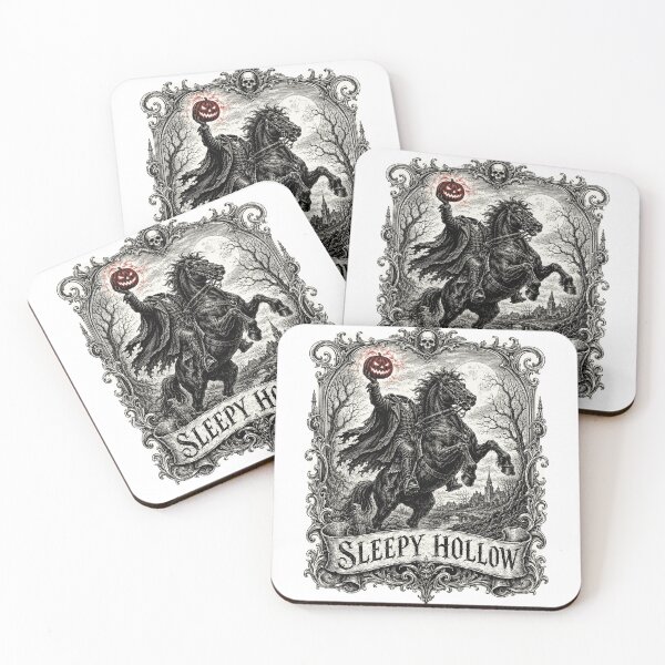 Item preview, Headless Horseman - Sleepy Hollow Woodcut designed and sold by Riah Studio.