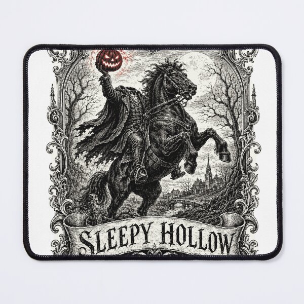 Item preview, Headless Horseman - Sleepy Hollow Woodcut designed and sold by Riah Studio.