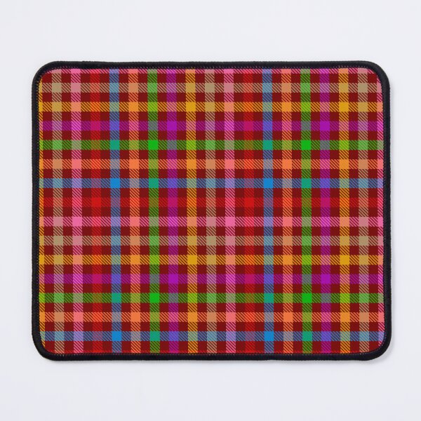 Item preview, Colorful Rainbow Gingham Plaid Design - Red designed and sold by PatternTitan.