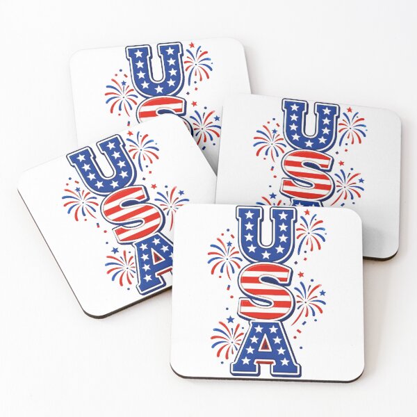 Item preview, USA Stars Stripes Fireworks Fourth of July designed and sold by jgvisualarts.