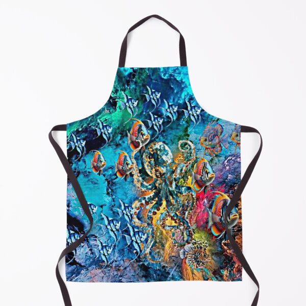 Item preview, Golden Octopus,Tropical Fish designed and sold by Rosa1977.