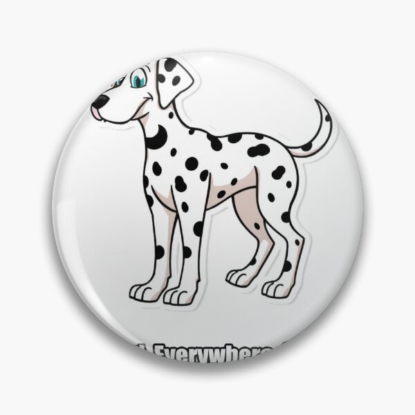 Artikelvorschau, Dalmatiner-Aufkleber – Immer überall zu sehen – Lustiges Dalmatiner-Geschenk entworfen und verkauft von pawdrops.