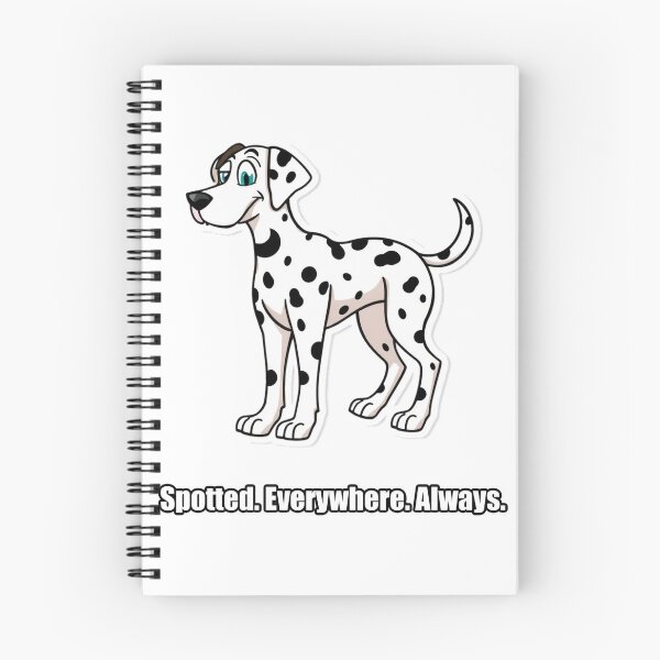 Item preview, Dalmatian Sticker - Spotted Everywhere Always - Funny Dal Gift designed and sold by pawdrops.