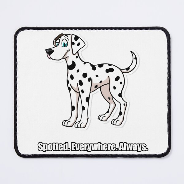 Item preview, Dalmatian Sticker - Spotted Everywhere Always - Funny Dal Gift designed and sold by pawdrops.