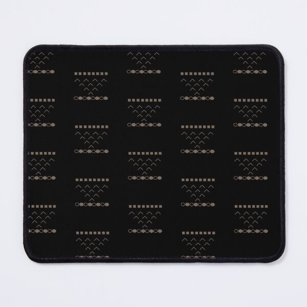 Item preview, Minimalist Geometric Pattern - Black and Taupe Boho Chic designed and sold by CaramelCo.