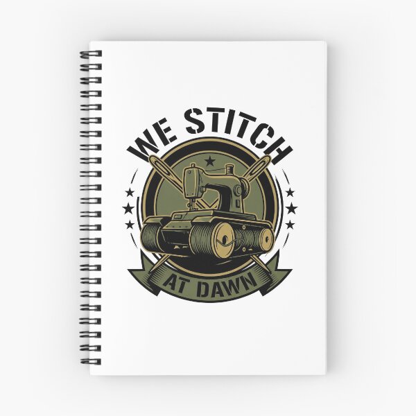 Item preview, We Stitch At Dawn Funny Sewing Machine Quilter Retro Craft Humor designed and sold by get55shirt.