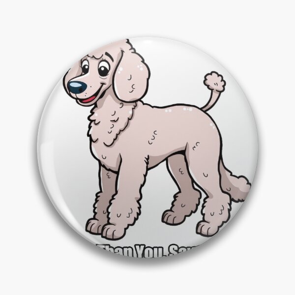 Item preview, Poodle Sticker - Smarter Than You Say Nothing - Funny Poodle designed and sold by pawdrops.