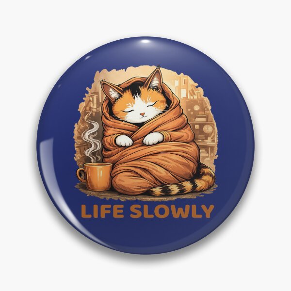 Item preview, Life Slowly: Cat, Coffee and Comfort. designed and sold by Endless7Art.