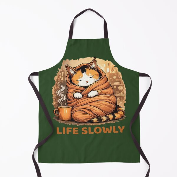 Item preview, Life Slowly: Cat, Coffee and Comfort. designed and sold by Endless7Art.