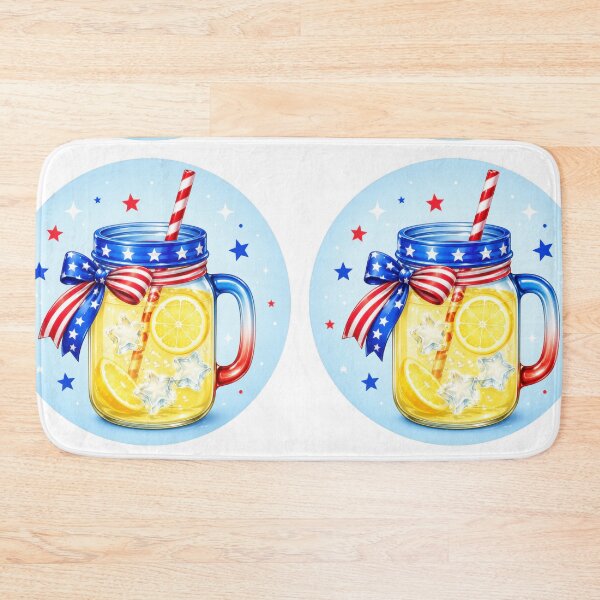 Item preview, Patriotic Lemonade Mason Jar Fourth of July designed and sold by jgvisualarts.