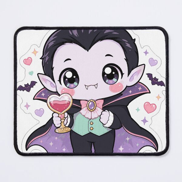 Item preview, Cute Kawaii Vampire - Lil' Dracula Sticker designed and sold by Riah Studio.