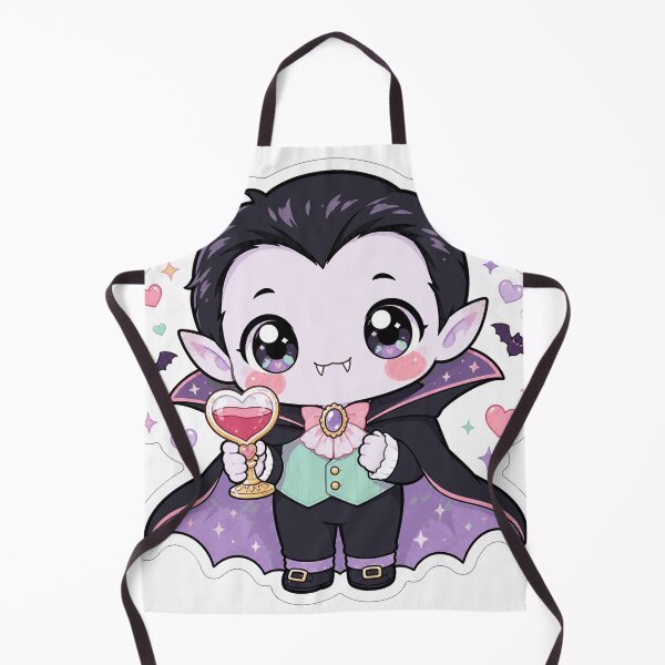Item preview, Cute Kawaii Vampire - Lil' Dracula Sticker designed and sold by Riah Studio.