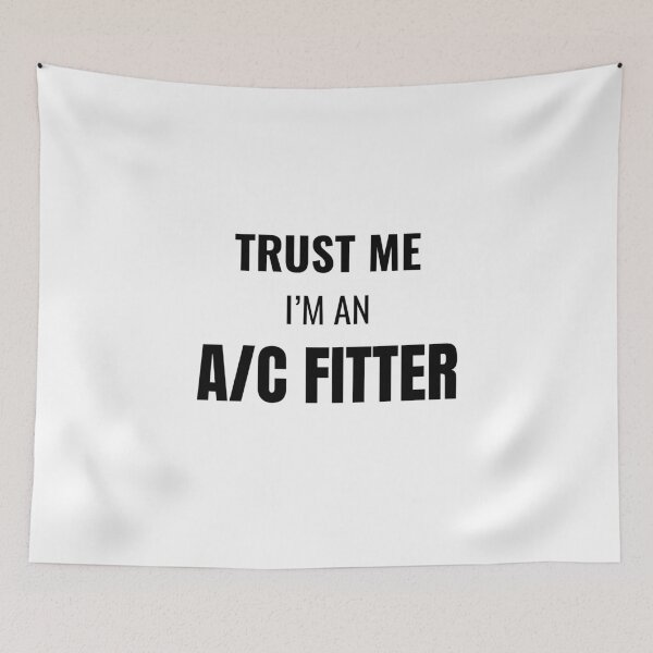 Item preview, Trust Me I'm an A/C Fitter (Black) designed and sold by ShipCrewNation.