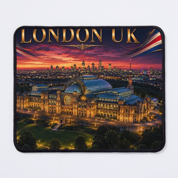 Item preview, MAIN TITLE: North London Iconic Palace Art – Cinematic Twilight Edition designed and sold by globetrottergfx.