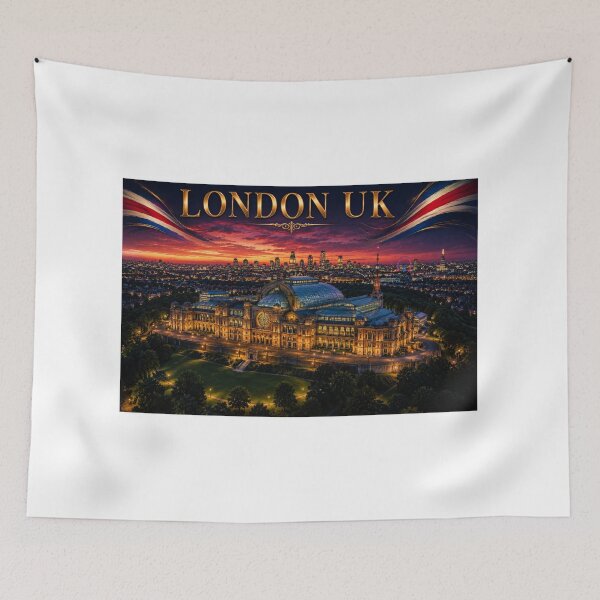 Item preview, MAIN TITLE: North London Iconic Palace Art – Cinematic Twilight Edition designed and sold by globetrottergfx.