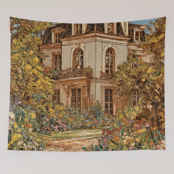 Item preview, French chateau in bloom designed and sold by sid1802.