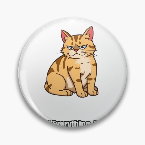Item preview, Tabby Cat Sticker - Observed Everything Judged All - Cat Gift designed and sold by pawdrops.