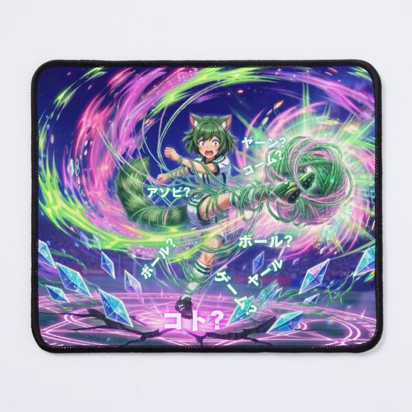Item preview, Astra vs. The Yarn Spell – アストラVS毛糸呪文 designed and sold by dragon580 // Waaa… the killer shark ran away.