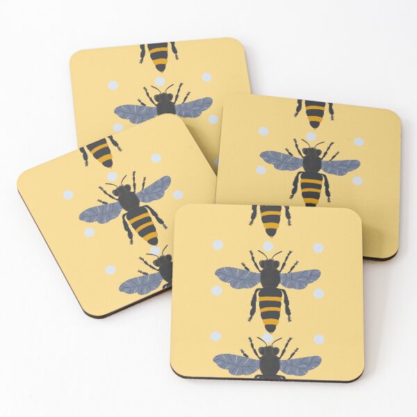 Item preview, Whimsical Bee, Honeycomb & Geometric Colourful Pattern Collection designed and sold by VirtuallyCreativ .