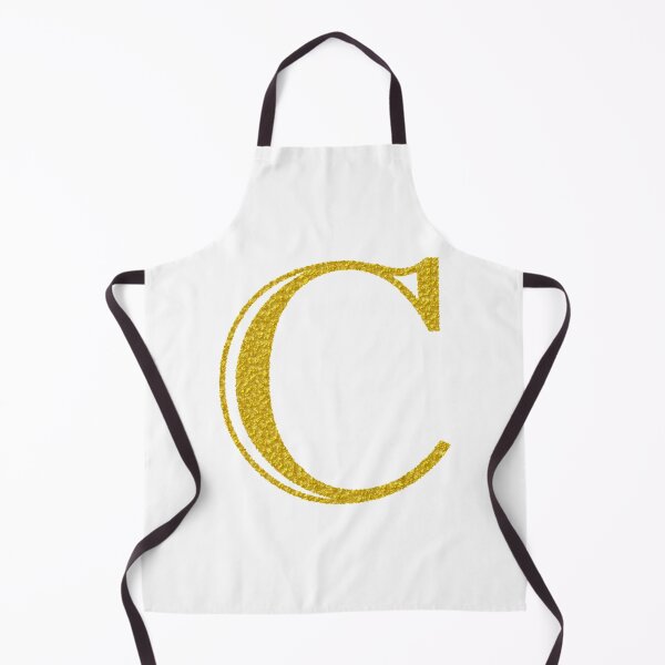 Item preview, C gold letter  designed and sold by Black-White-art.