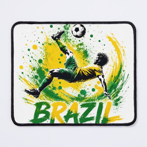Item preview, Seleção Spirit Soccer Shirt | Tropical Brazil Football Colors Tee | Fan Pride Gift designed and sold by 3ac-Arts.