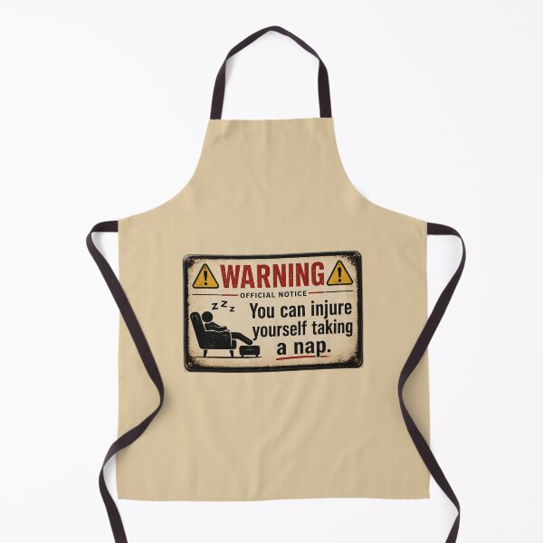 Item preview, Warning - Napping my be hazardous to your health. designed and sold by Fifty2Skidoo.