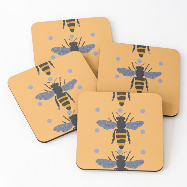Item preview, Whimsical Bee, Honeycomb & Geometric Colourful Pattern Collection designed and sold by VirtuallyCreativ .