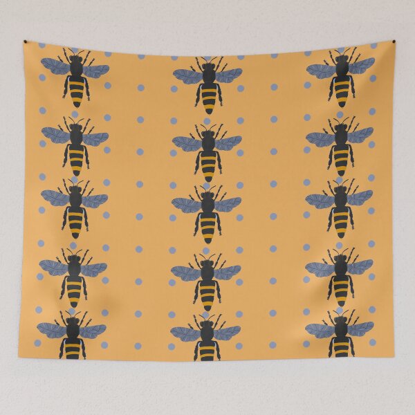 Item preview, Whimsical Bee, Honeycomb & Geometric Colourful Pattern Collection designed and sold by VirtuallyCreativ .