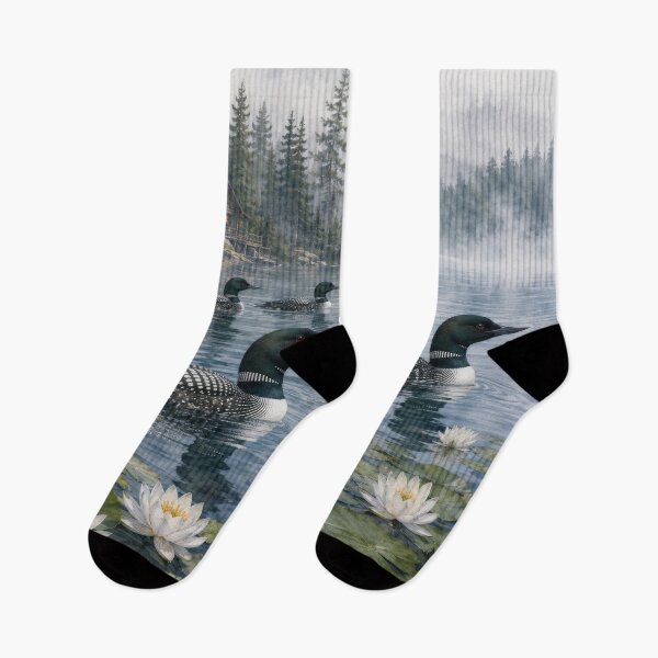 Item preview, Nature Scenic Water Lilies Pine Trees designed and sold by scicilysimonee.