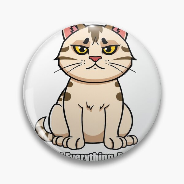 Item preview, British Shorthair Sticker - Witnessed Everything Felt Nothing designed and sold by pawdrops.