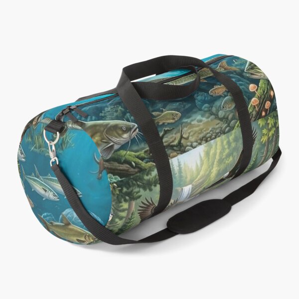 Item preview, North American Wildlife Forest River Ecosystem Art designed and sold by thechoice1.