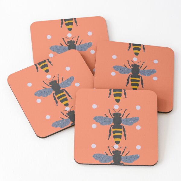 Item preview, Whimsical Bee, Honeycomb & Geometric Colourful Pattern Collection designed and sold by VirtuallyCreativ .
