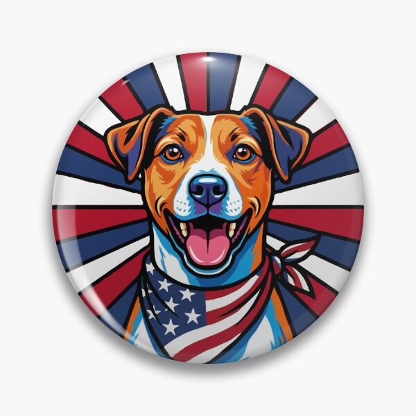 Item preview, Jack Russell Terrier 4th of July Dog – Patriotic USA Puppy Gift designed and sold by The Real Life Symphony.
