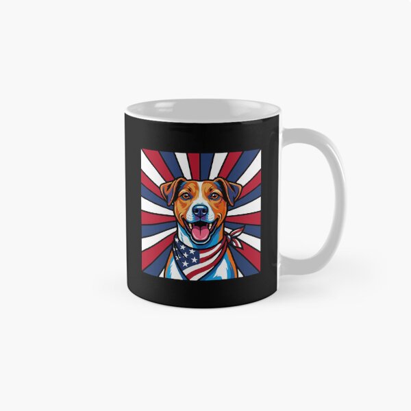 Item preview, Jack Russell Terrier 4th of July Dog – Patriotic USA Puppy Gift designed and sold by The Real Life Symphony.