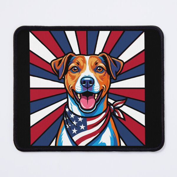 Item preview, Jack Russell Terrier 4th of July Dog – Patriotic USA Puppy Gift designed and sold by The Real Life Symphony.