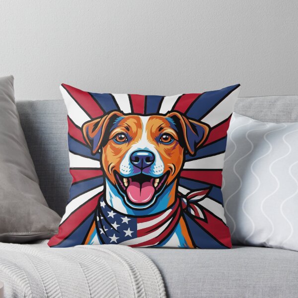 Item preview, Jack Russell Terrier 4th of July Dog – Patriotic USA Puppy Gift designed and sold by The Real Life Symphony.