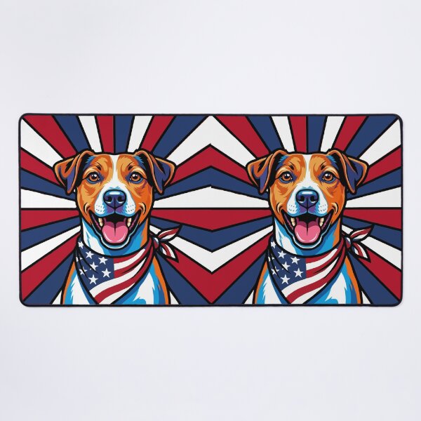 Item preview, Jack Russell Terrier 4th of July Dog – Patriotic USA Puppy Gift designed and sold by The Real Life Symphony.
