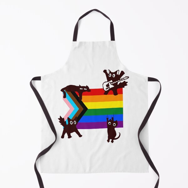 Item preview, LGBTQ Flag Cats designed and sold by Tillscreativ.