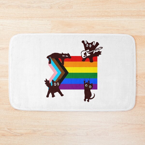 Item preview, LGBTQ Flag Cats designed and sold by Tillscreativ.