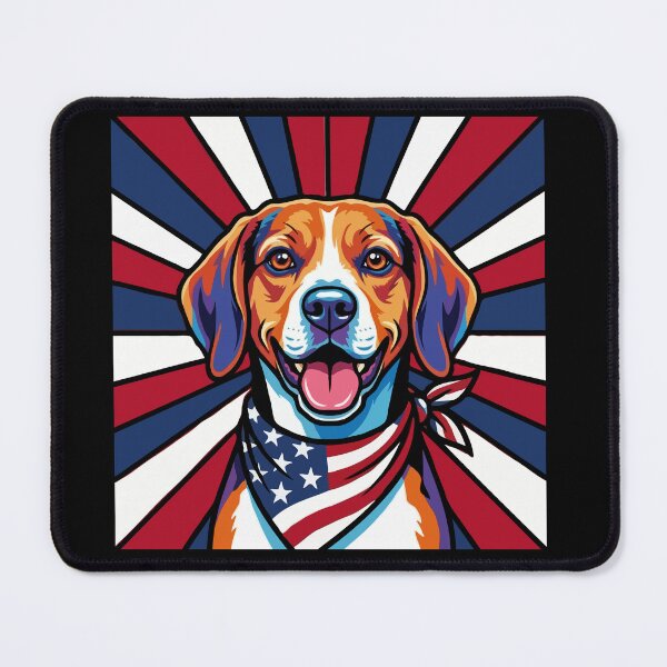 Item preview, Beagle 4th of July Dog – Patriotic USA Puppy Gift designed and sold by The Real Life Symphony.