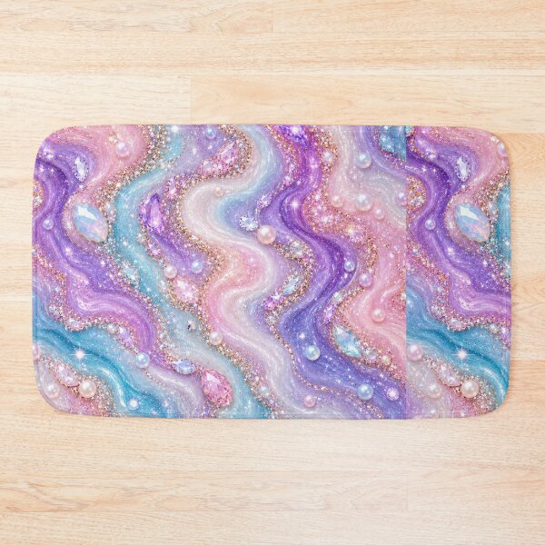 Item preview, Luxury Pearl & Crystal Fluid Art Marble designed and sold by Aramdesing.