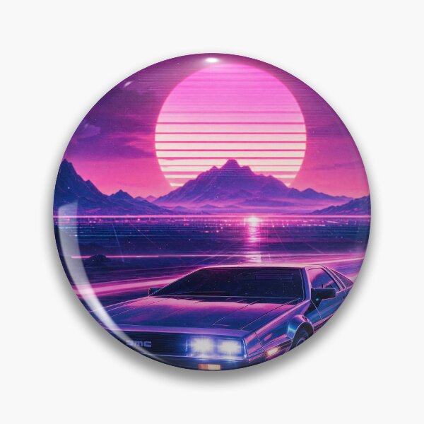 Artikelvorschau, Neon DeLorean Horizon entworfen und verkauft von NeonArcadeForge.