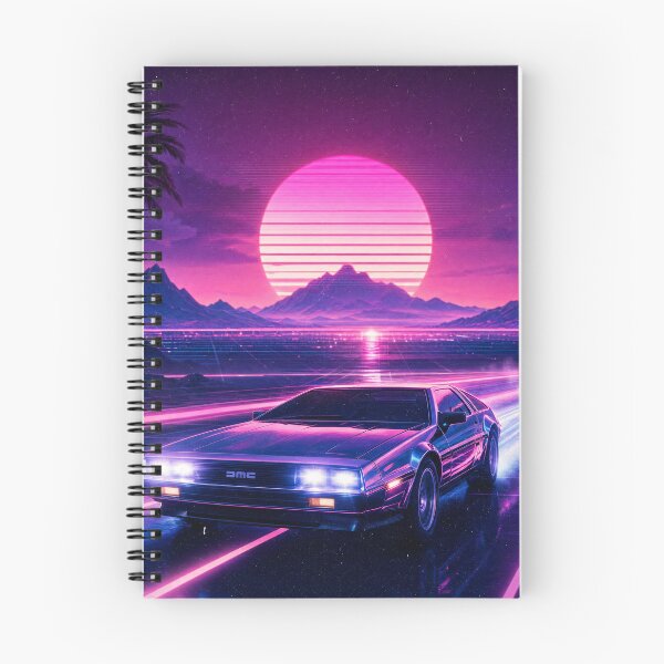 Aperçu de l'œuvre DeLorean Horizon néon créée et vendue par NeonArcadeForge.